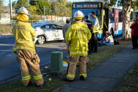 Multi Car Crash outside Yeronga Village, Fairfield Road In Pictures 26/07/2024